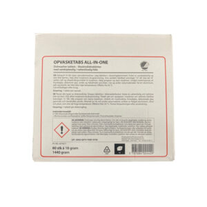 Opvasketabs All-in-one 80 stk